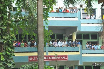 Nene Raju Nene Mantri Movie Team at K L University